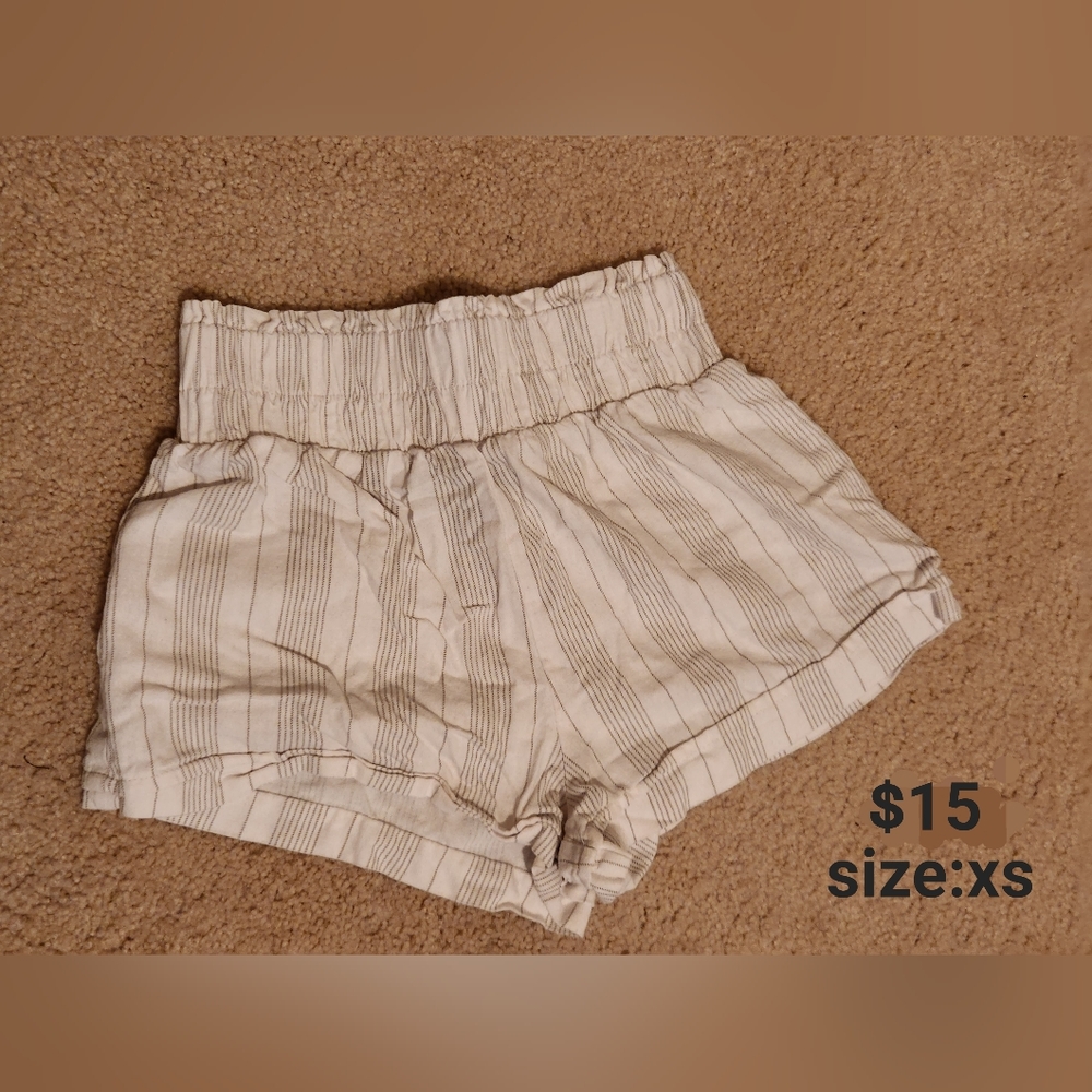 Pin-stripe shorts